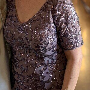 Alex Evenings sequined dress (size 12)